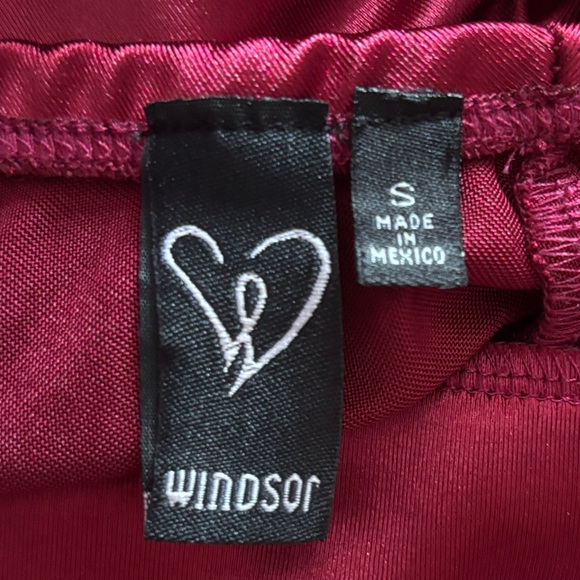 Red open back dress - Picture 2 of 2